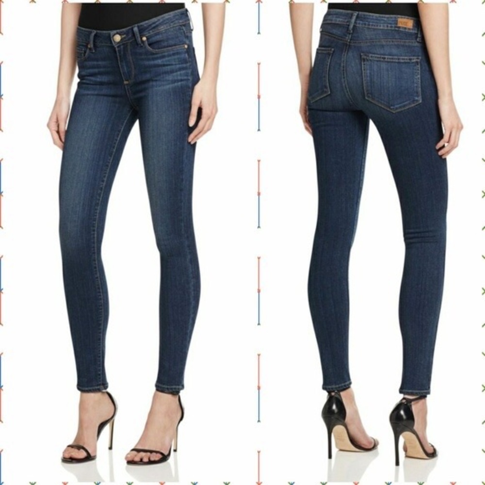 Paige Skinny Blue Jeans size 25